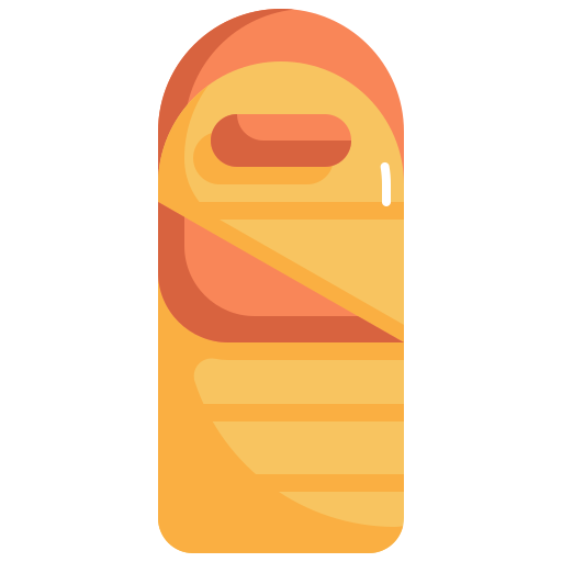 Sleeping bag free icon