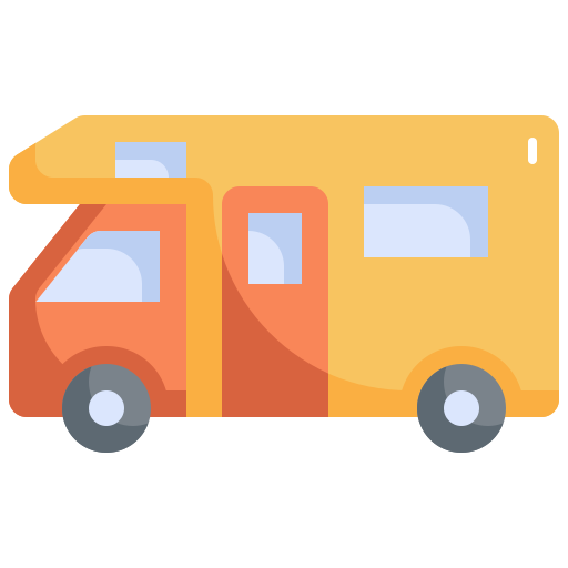 Camper van free icon