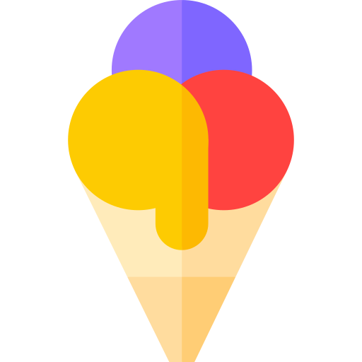 cucurucho de helado icono gratis