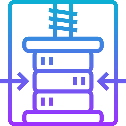 compresión de datos icono gratis