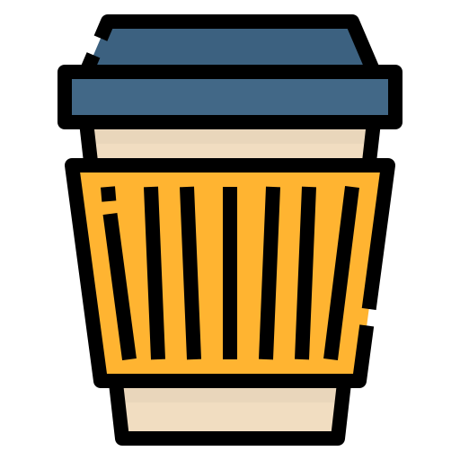 Coffee Aphiradee (monkik) Lineal Color Icon