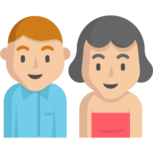 casal grátis ícone