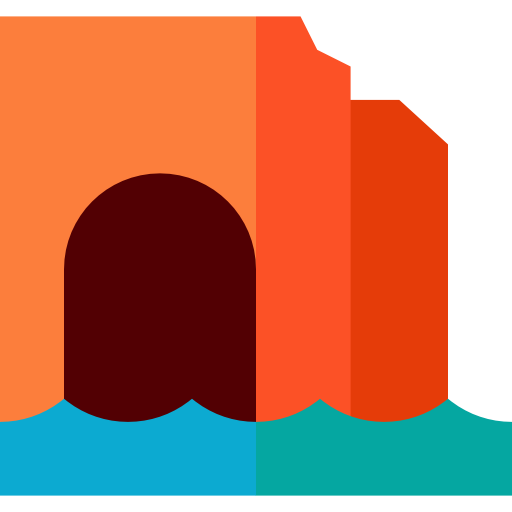 Sea cave free icon Sea cave free icon