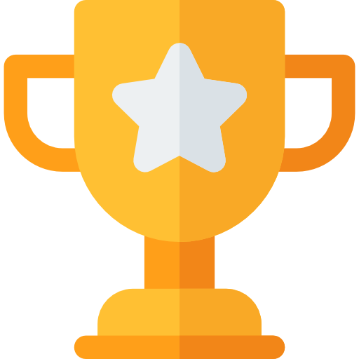 Trophy Basic Rounded Flat Icon