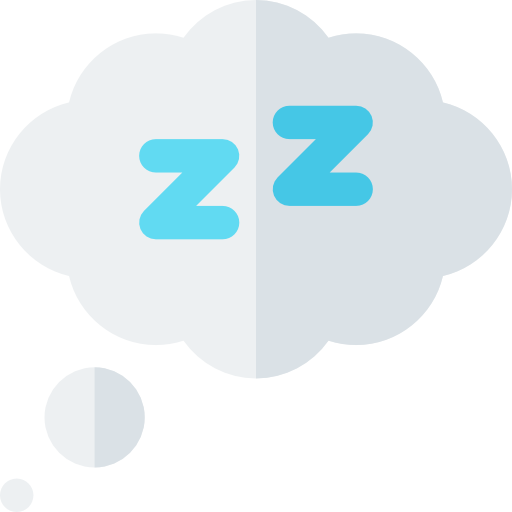 Sleep Basic Rounded Flat icon