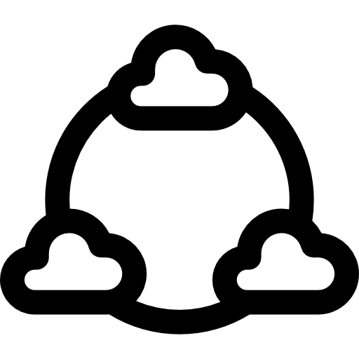 computación en la nube icono gratis