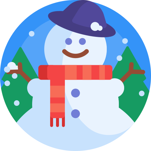 Snowman Detailed Flat Circular Flat icon