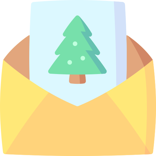 tarjeta de navidad icono gratis