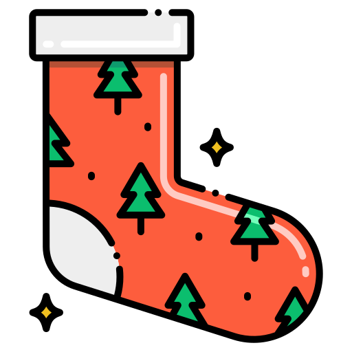 meia de natal grátis ícone meia de natal grátis ícone