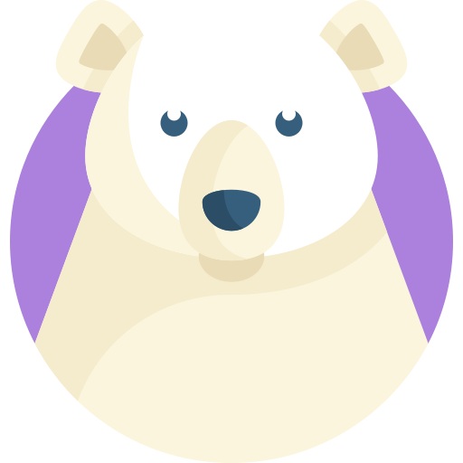 oso polar icono gratis