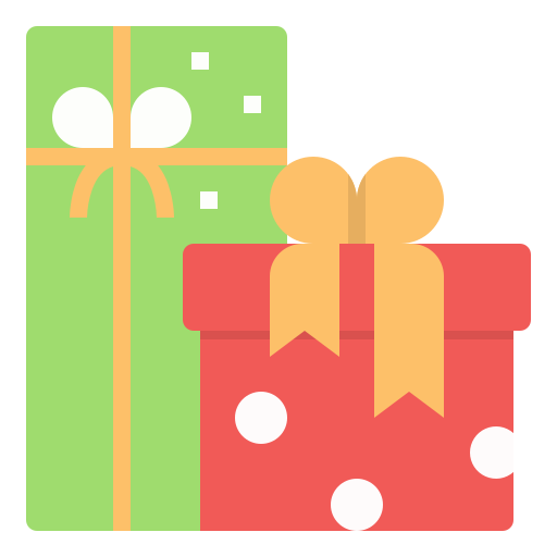 caja de regalo icono gratis