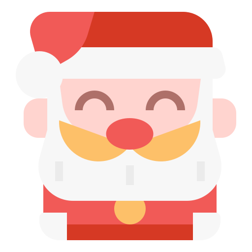 Santa claus Linector Flat icon