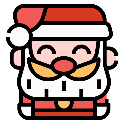 papá noel icono gratis