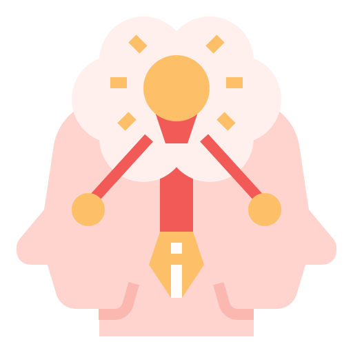 Creative thinking free icon