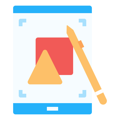 Drawing tablet free icon
