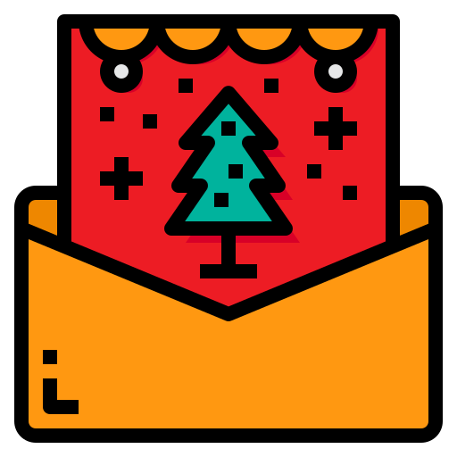 tarjeta de navidad icono gratis