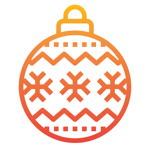 Christmas ball itim2101 Gradient icon