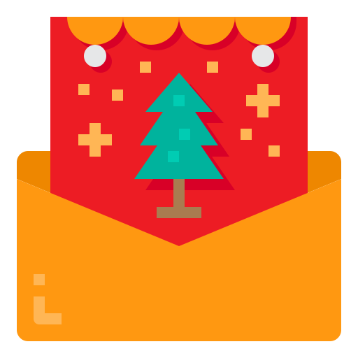 tarjeta de navidad icono gratis