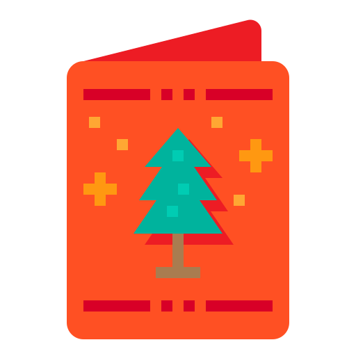 tarjeta de navidad icono gratis