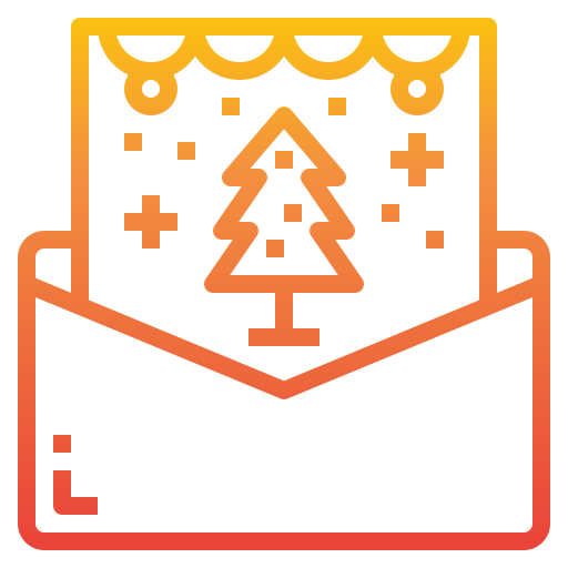 tarjeta de navidad icono gratis