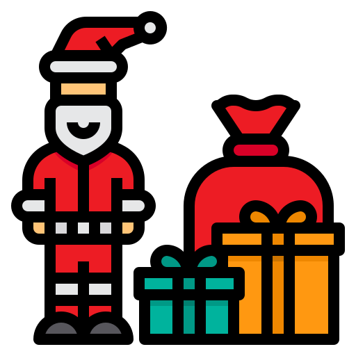 papá noel icono gratis