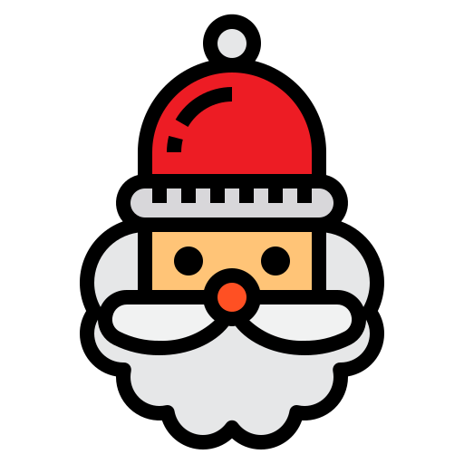 papá noel icono gratis