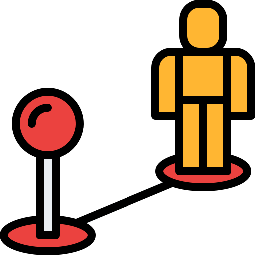 distancia icono gratis