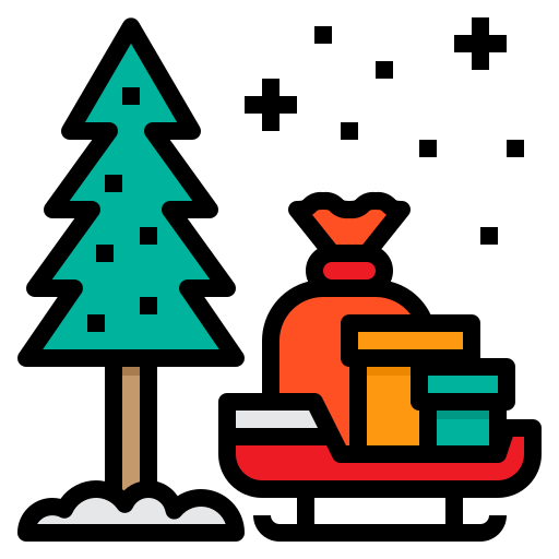 árbol de navidad icono gratis