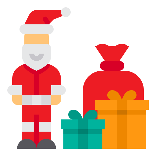 papá noel icono gratis