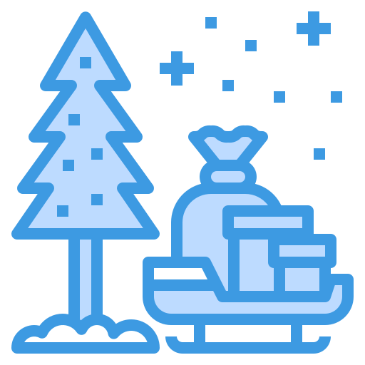 árbol de navidad icono gratis