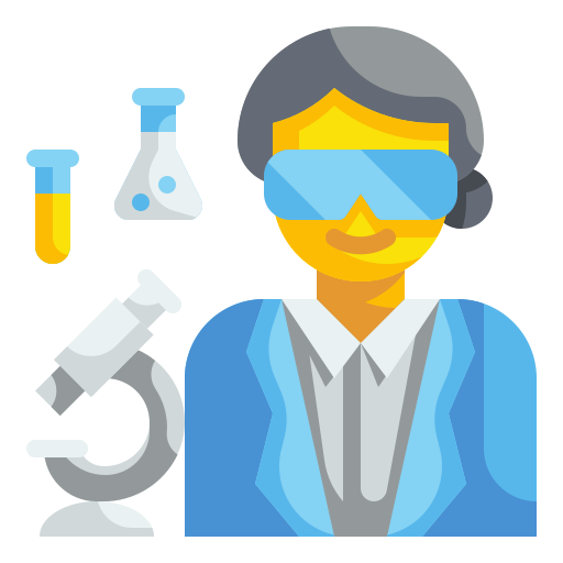 técnico de laboratorio icono gratis