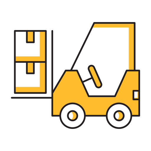 Forklift free icon Forklift free icon