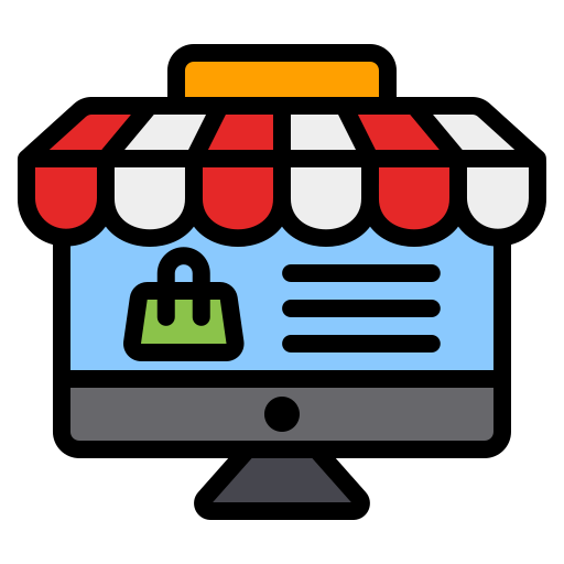 magasin en ligne Icône gratuit magasin en ligne Icône gratuit
