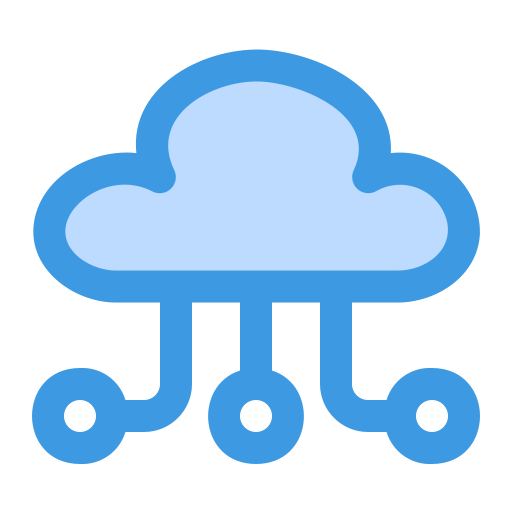 Cloud storage - free icon