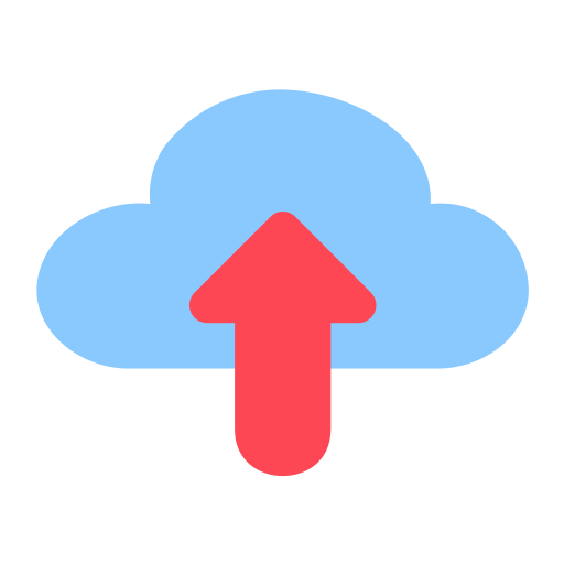 carga en la nube icono gratis