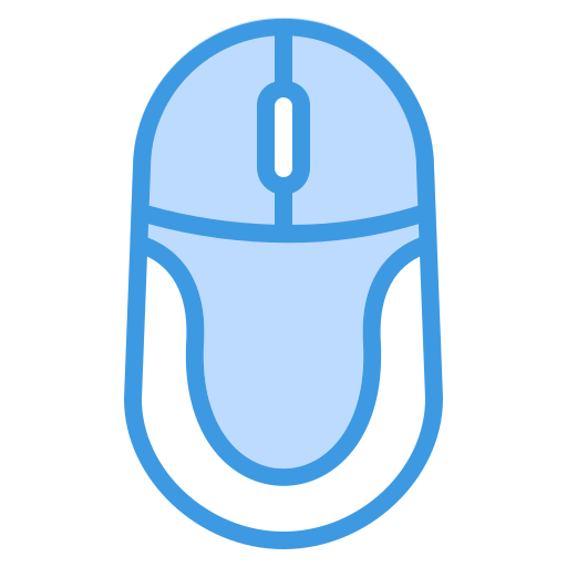 Mouse Generic Blue icon