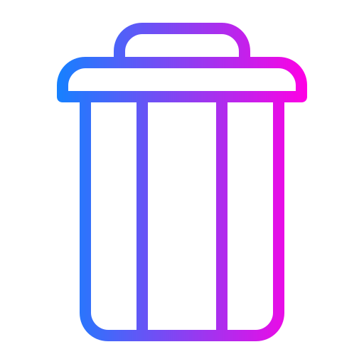 contenedor de basura icono gratis