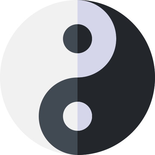 yin yang icono gratis