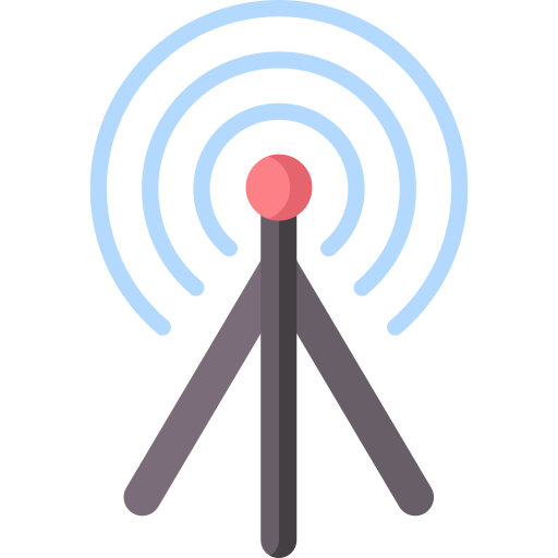 antena de radio icono gratis