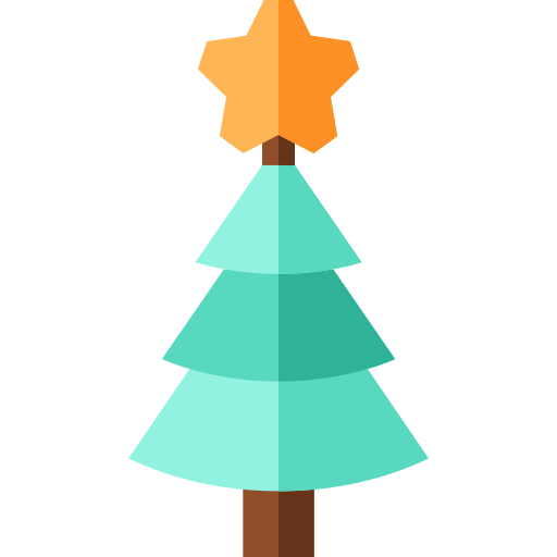 árbol de navidad icono gratis