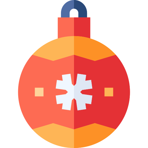 Christmas ball Basic Straight Flat icon