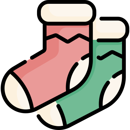 Christmas sock Special Lineal color icon