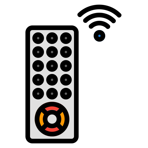 Remote control Generic Outline Color icon