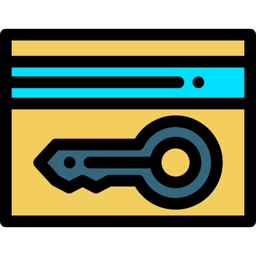 Keycard free icon Keycard free icon