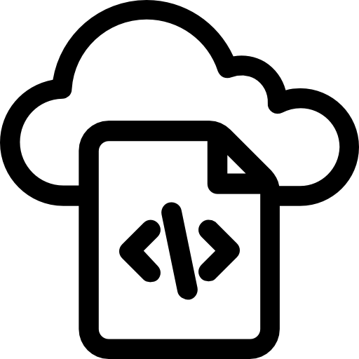 computación en la nube icono gratis