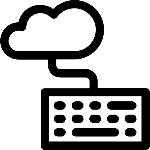 computación en la nube icono gratis