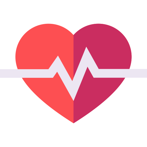 Heart Basic Straight Flat icon