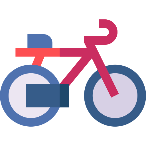 Bike Basic Straight Flat icon