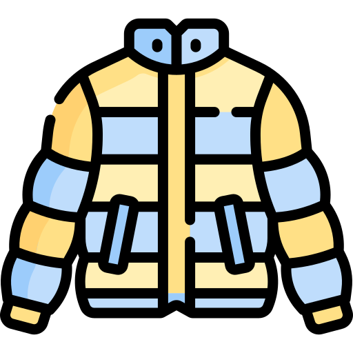 Puffer coat Special Lineal color icon