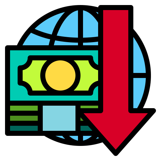 Global economy free icon